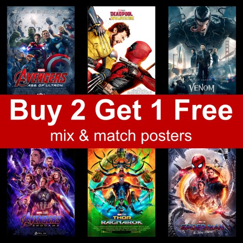Poster film marvel a3 - a5, a2